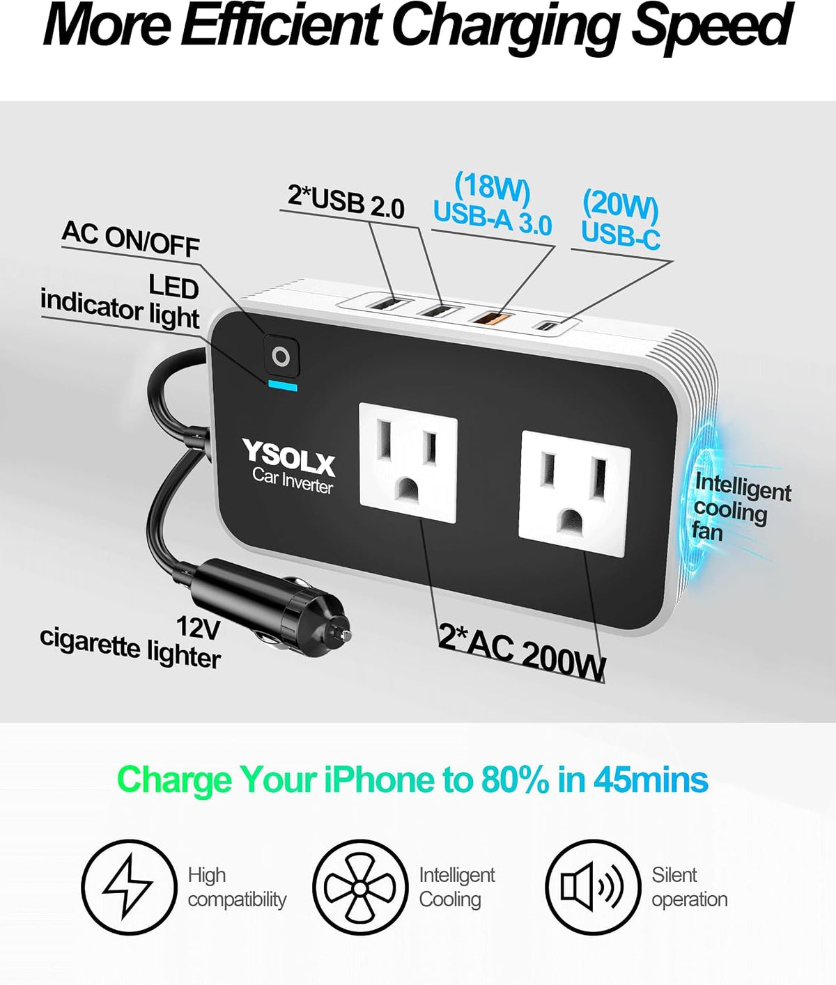 YSOLX Car Power Inverter