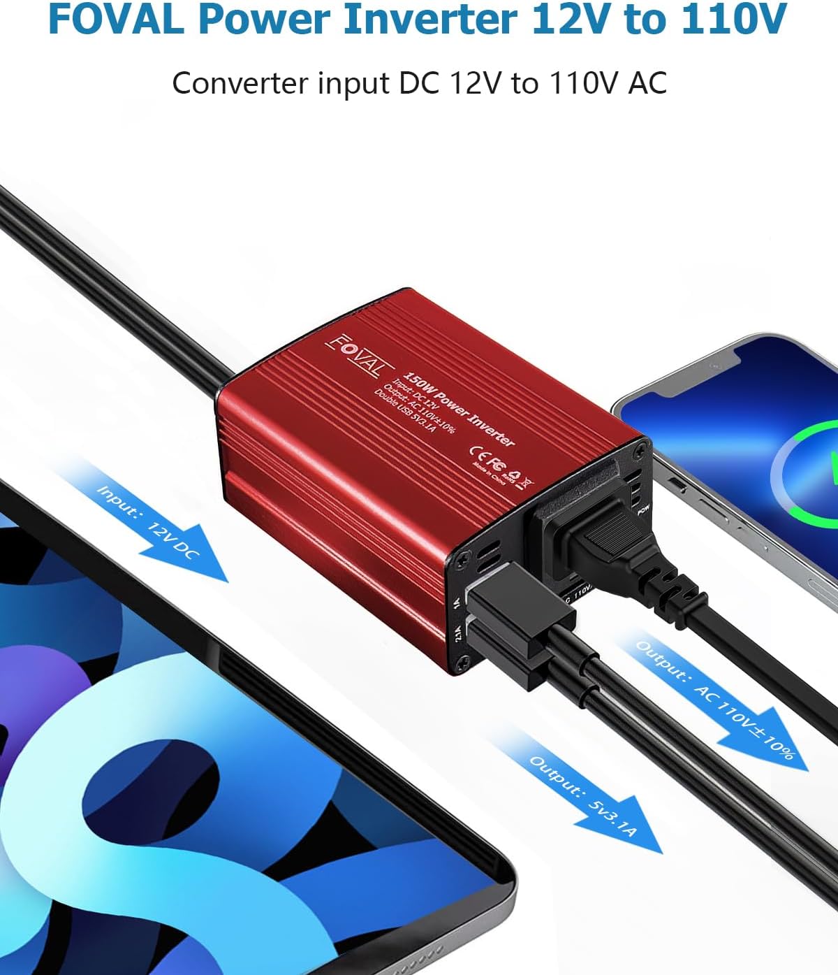 FOVAL Car Power Inverter