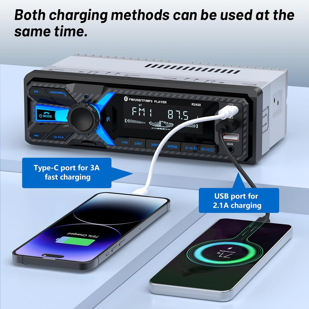 Wistrue Single Din Car Stereo