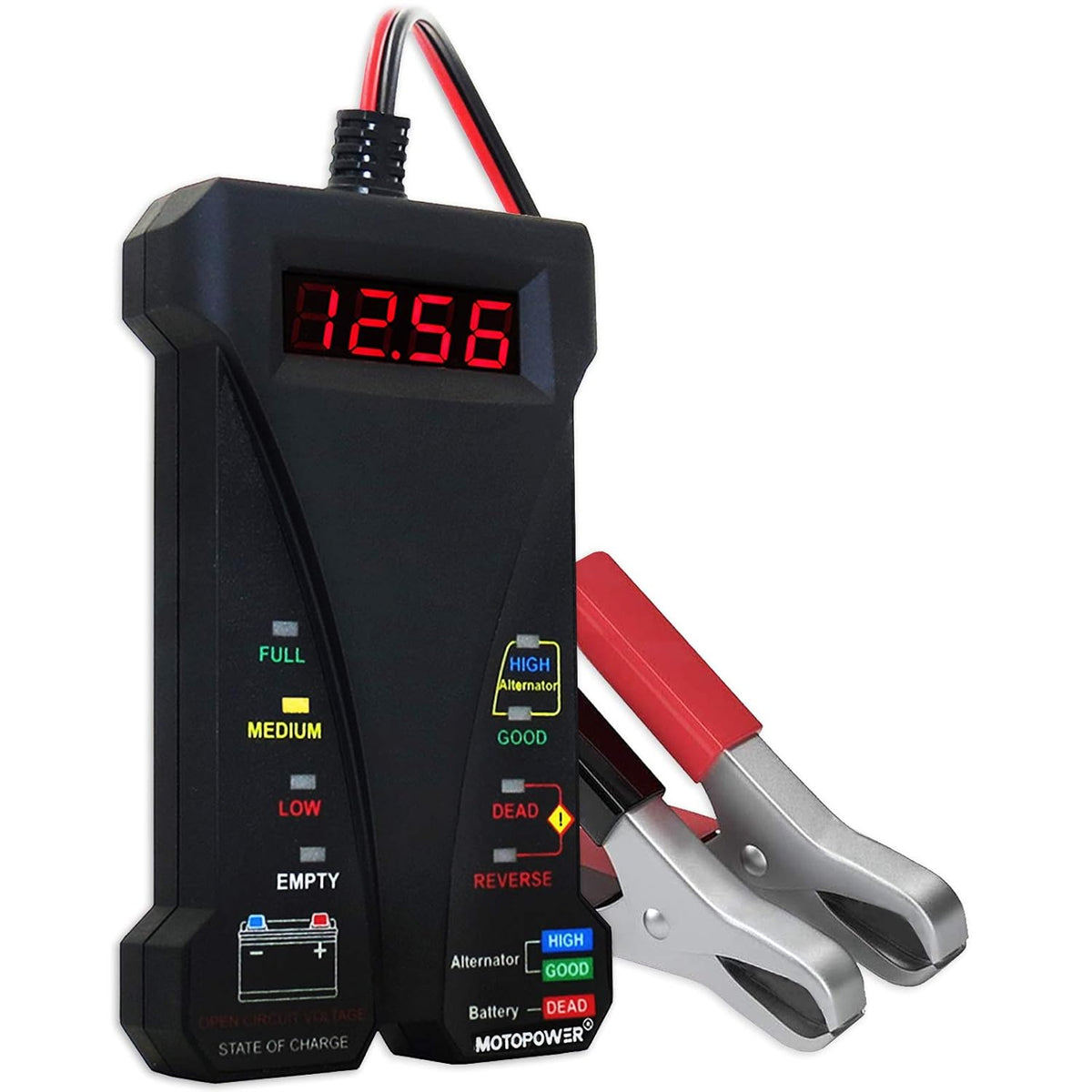 MOTOPOWER Digital Car Battery Tester