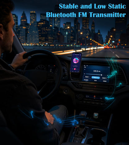 LIHAN Bluetooth FM Transmitter