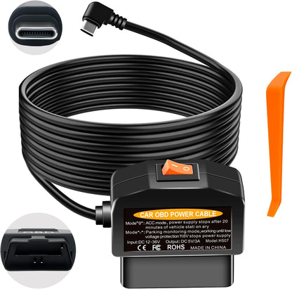 BNnYY Dash Cam OBD Power Cable