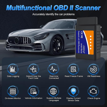 LJPXHHU OBD2 Bluetooth Scanner