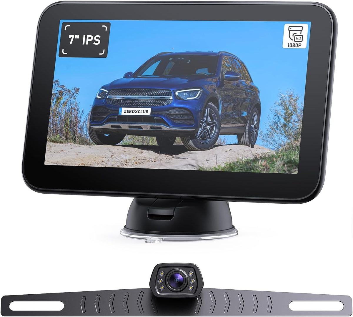 ZEROXCLUB Wired Backup Camera with Monitor