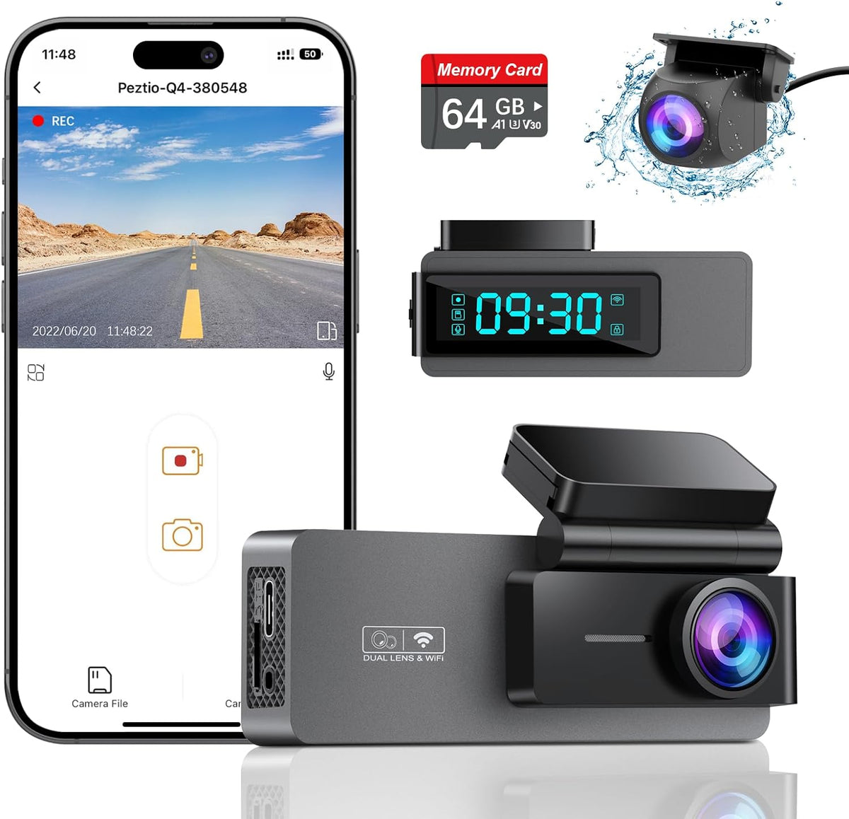 ARIFAYZ Dual Dash Cam