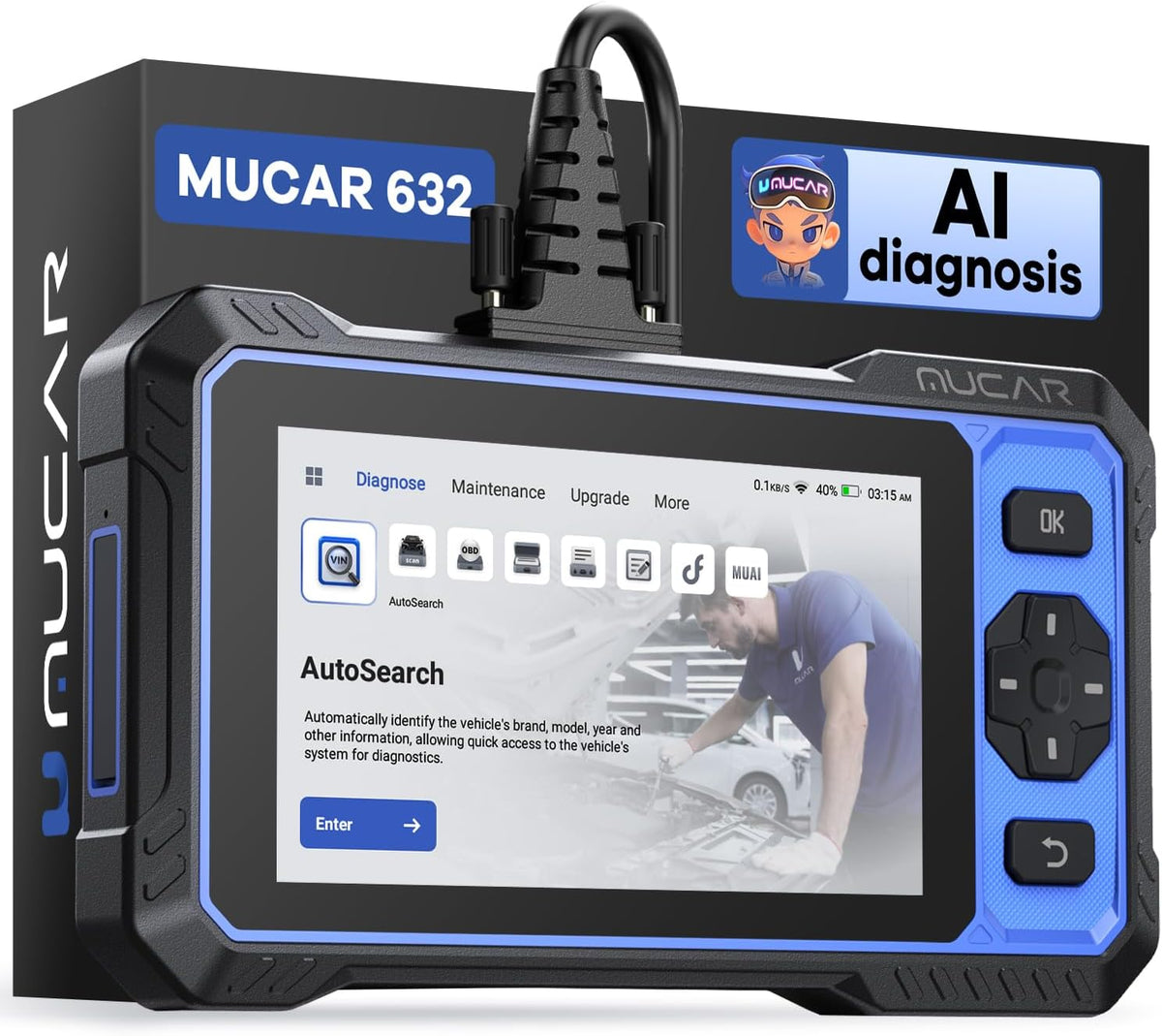 MUCAR 632 OBD2 Scanner