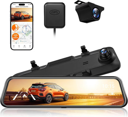 WOLFBOX Mirror Dash Cam