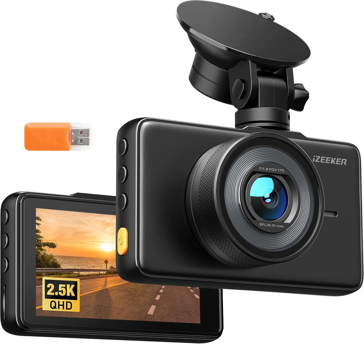 iZEEKER 2.5K Front Dash Camera