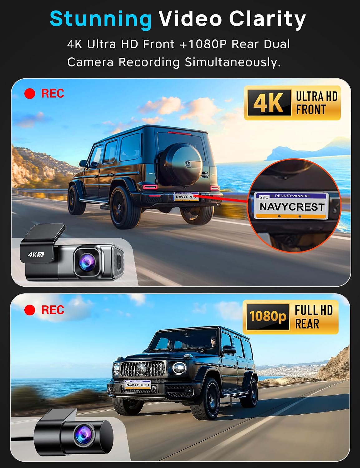 navycrest Dash Camera