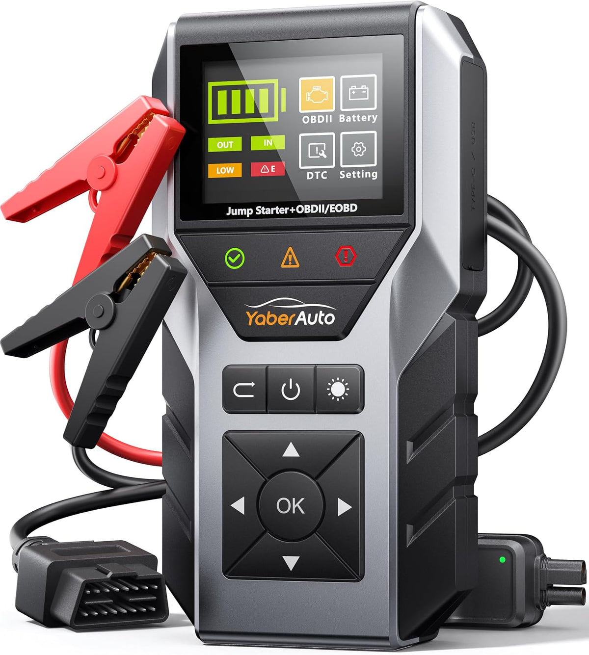 YaberAuto Jump Starter with OBD2 Scanner