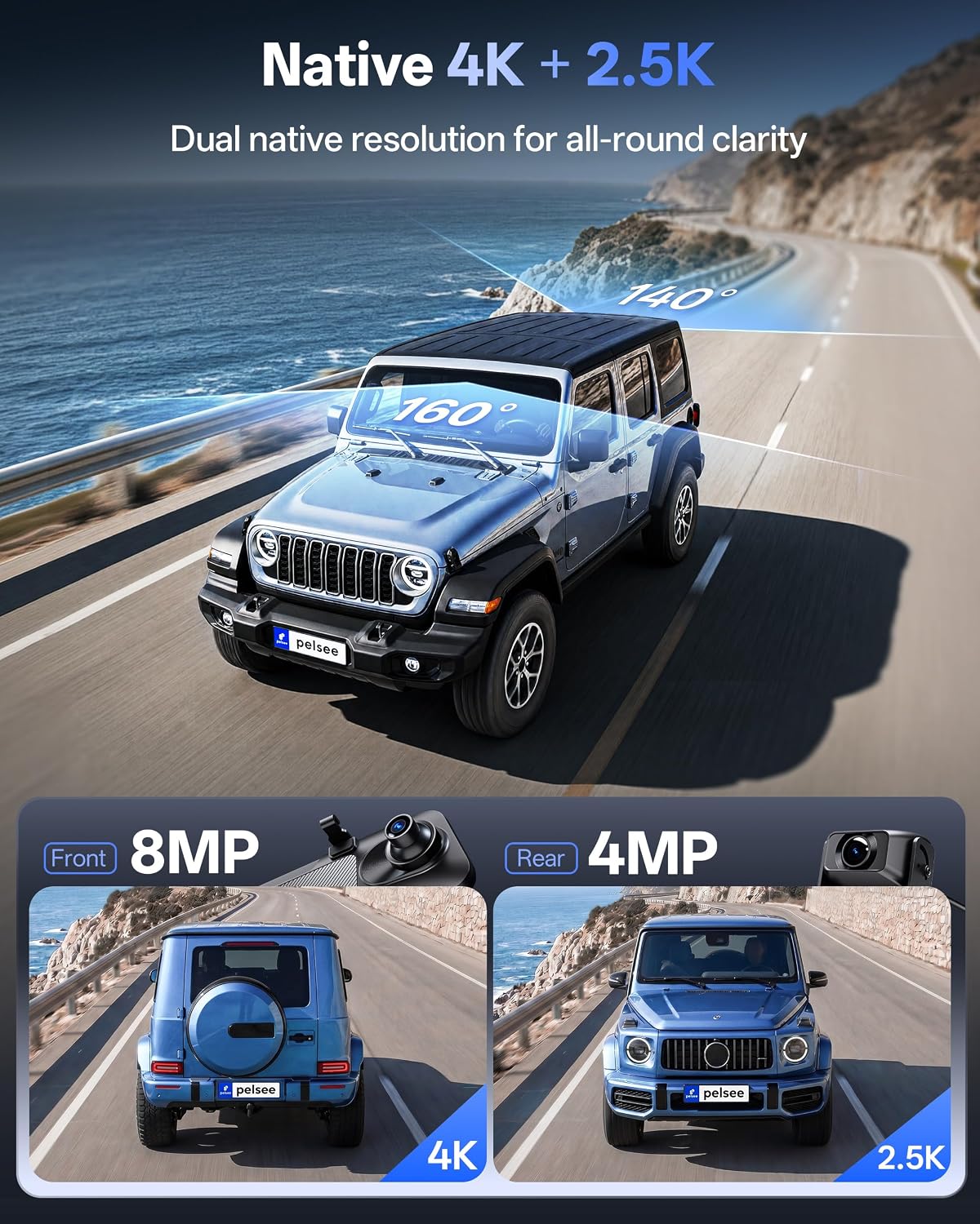 pelsee Mirror Dash Cam