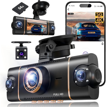 XYGCACO 4-Channel 360° Dash Camera