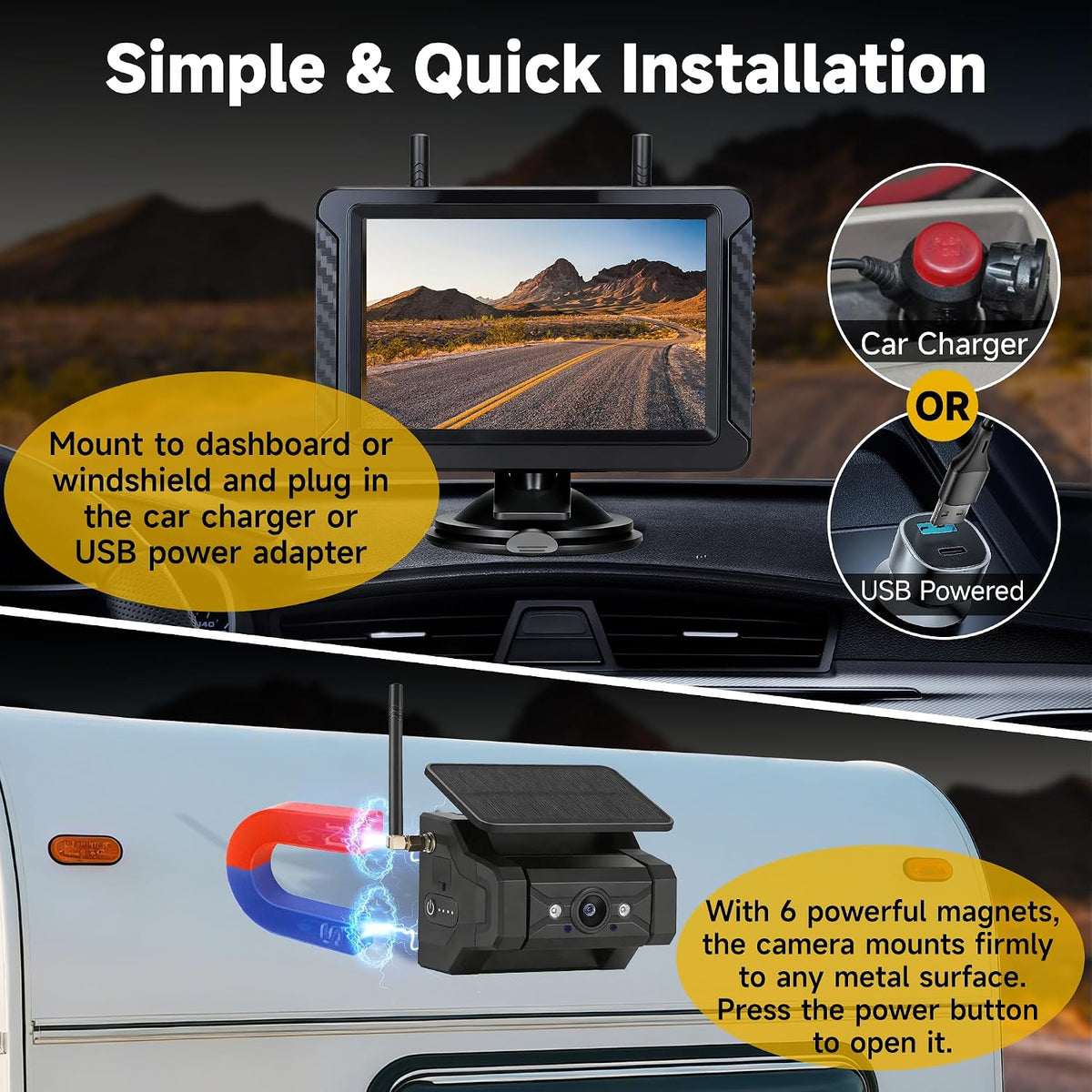 Xrizuo Wireless Backup Camera