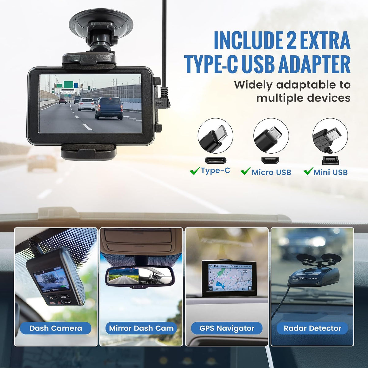 EWAY Dash Cam Hardwire Kit